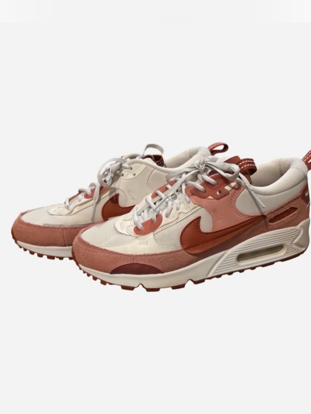 Nike Air Max 90 Sneakers in Cream & Dusty Rose